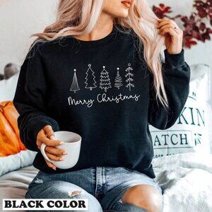 Christmas Tree Sweatshirt, Christmas Sweatshirt, Cute Christmas Holiday 24